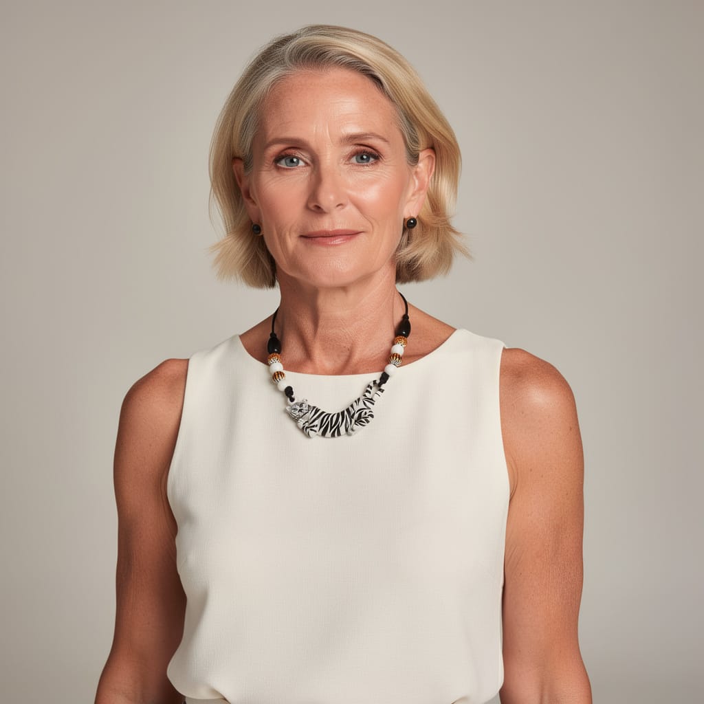 Tiger multi beads necklace