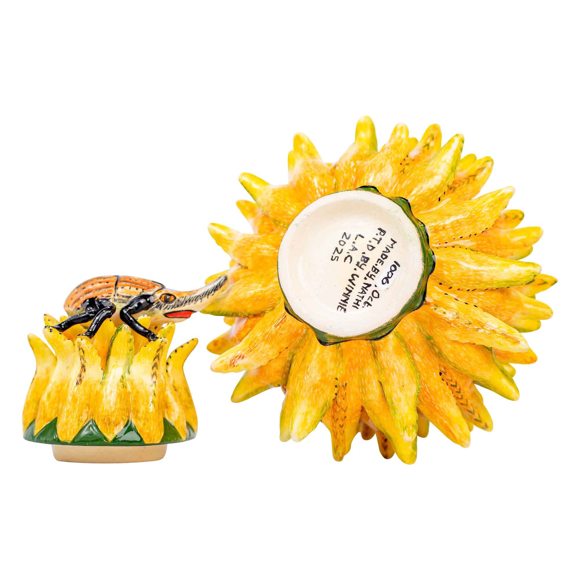 Beetle & protea jewelry box