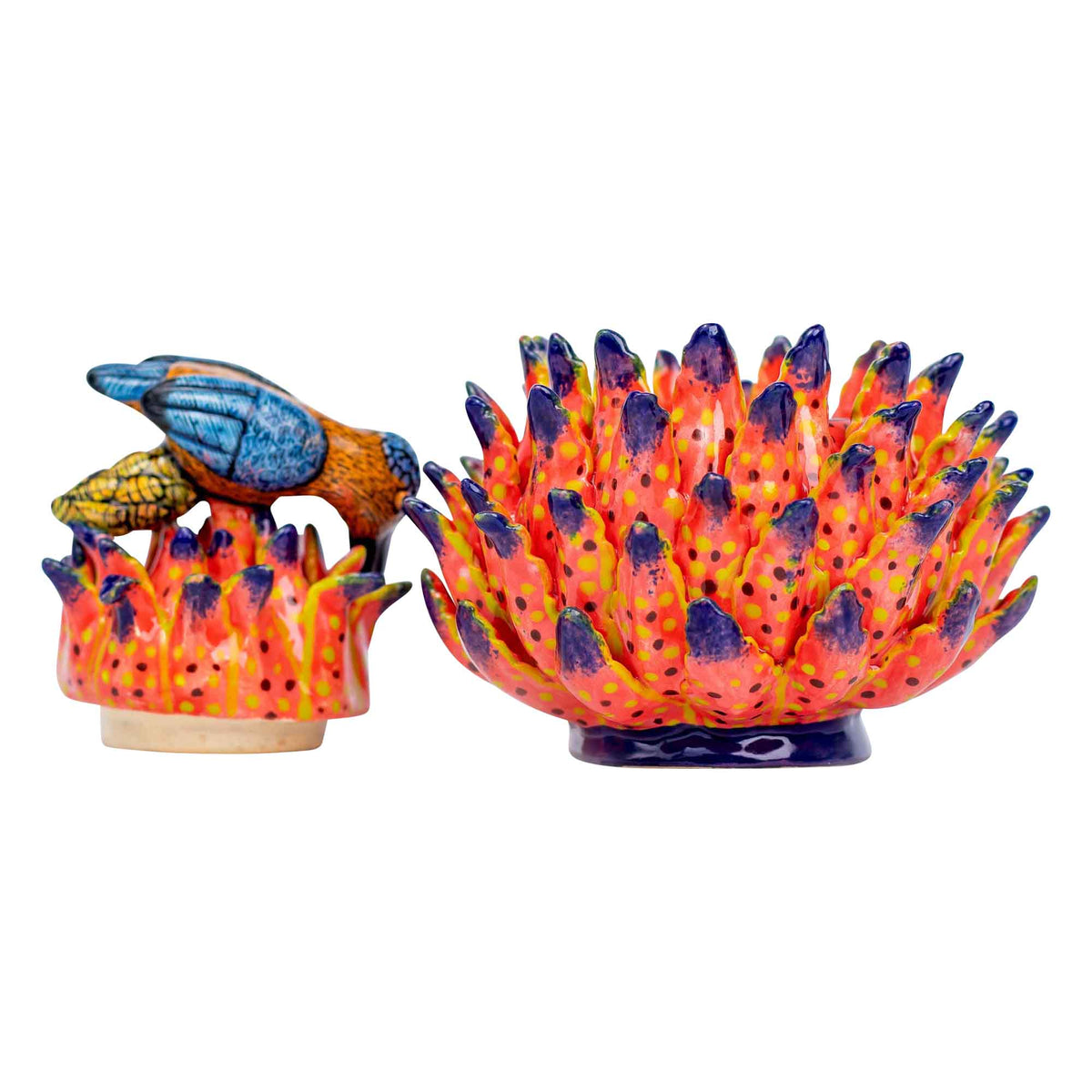 Bird & protea jewelry box