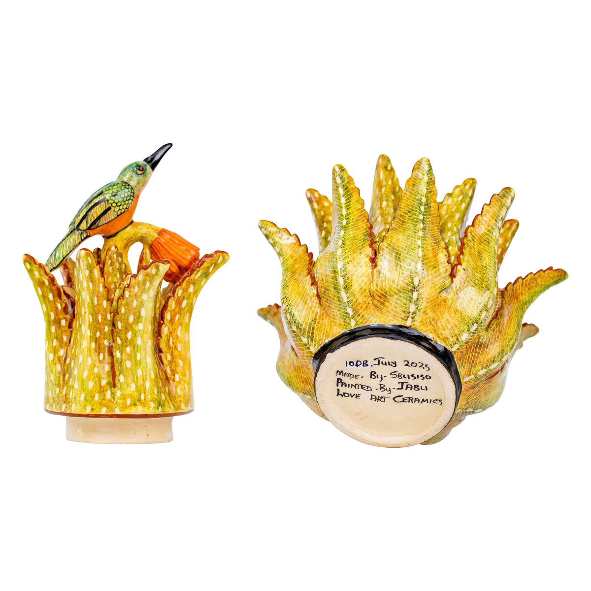 Bird & aloe jewelry box