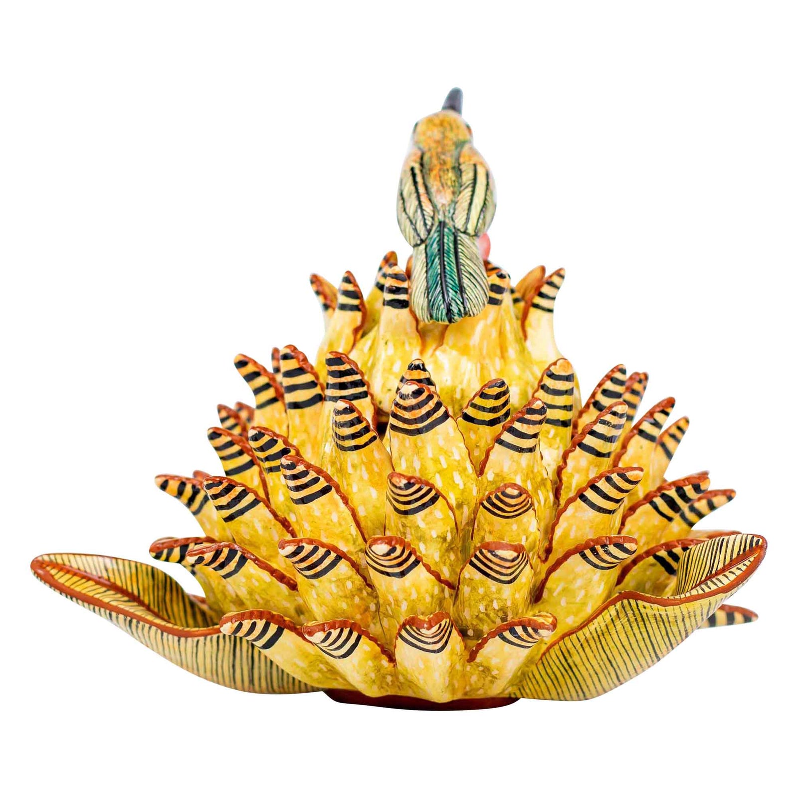 Bird & protea jewelry box