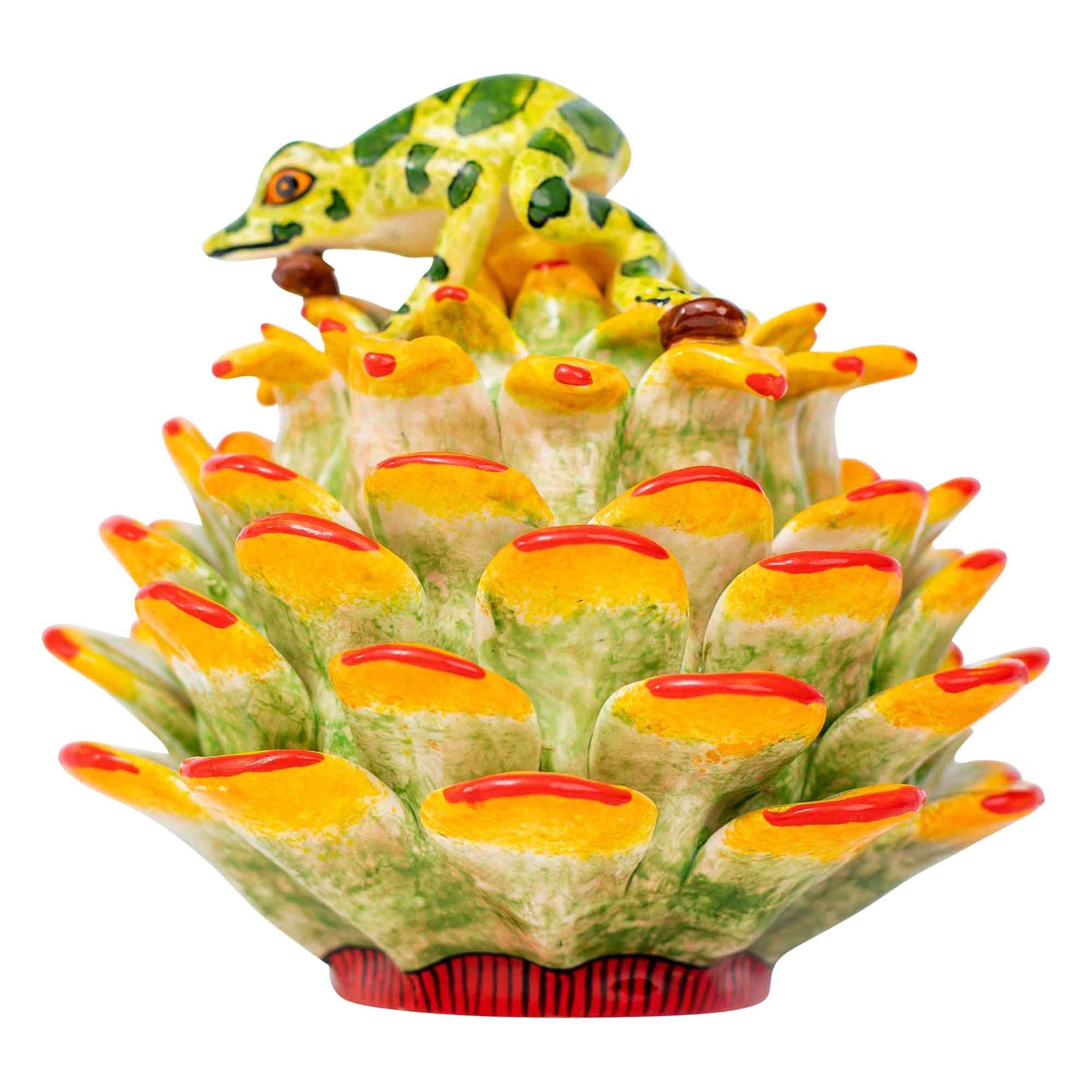 Frog & succulent jewelry box