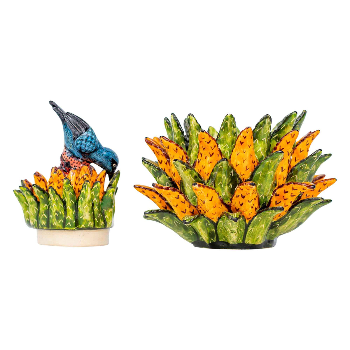 Bird & aloe jewelry box