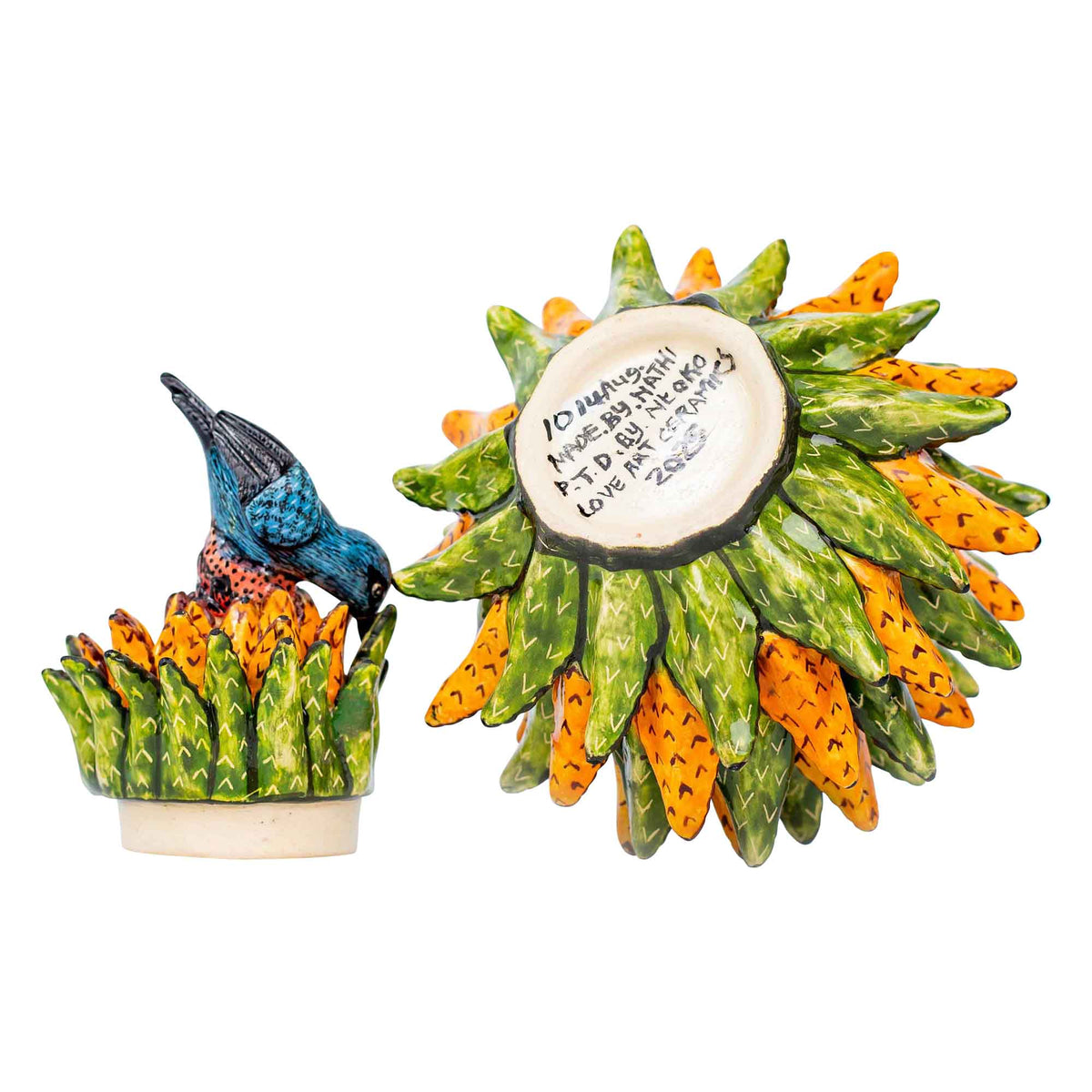 Bird & aloe jewelry box