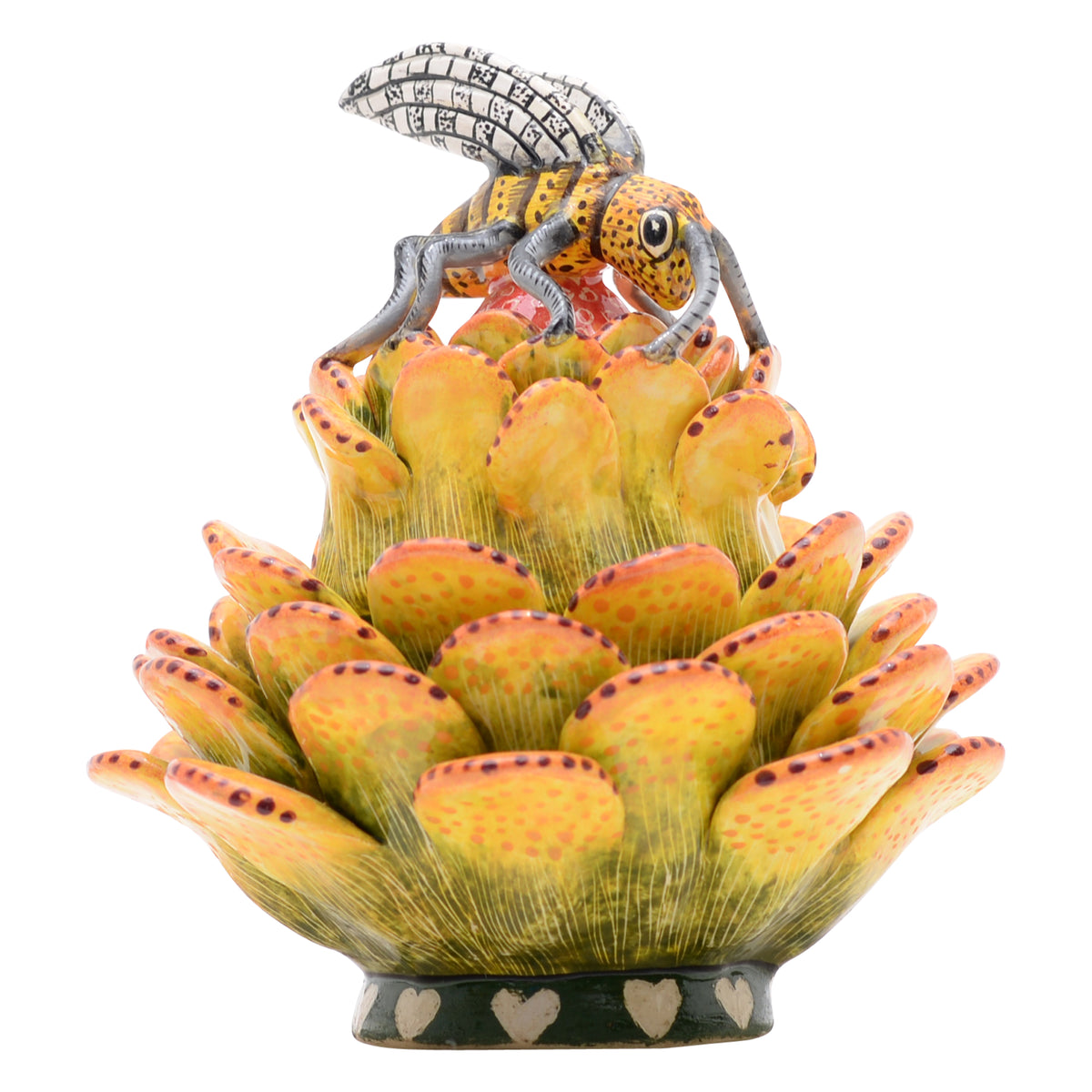 Bird & succulent jewelry box