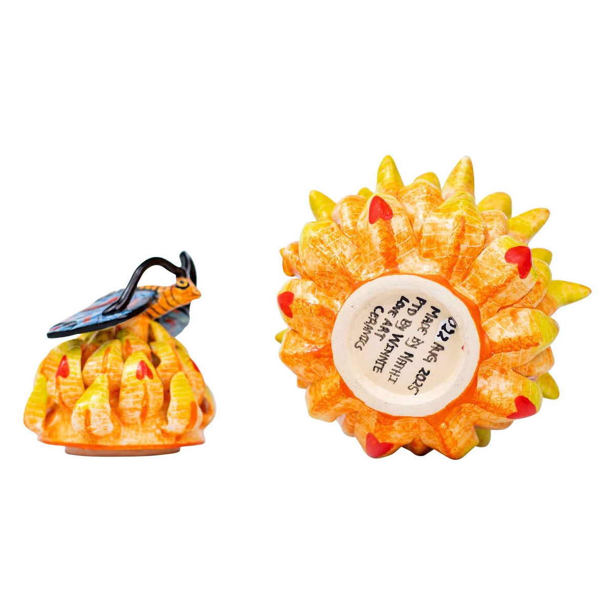 Butterfly & protea jewelry box
