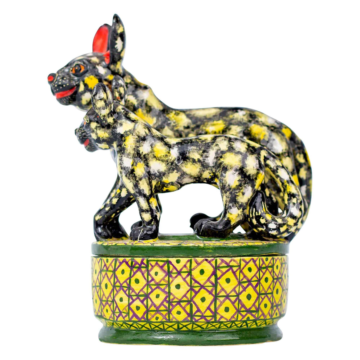Wild dog jewelry box