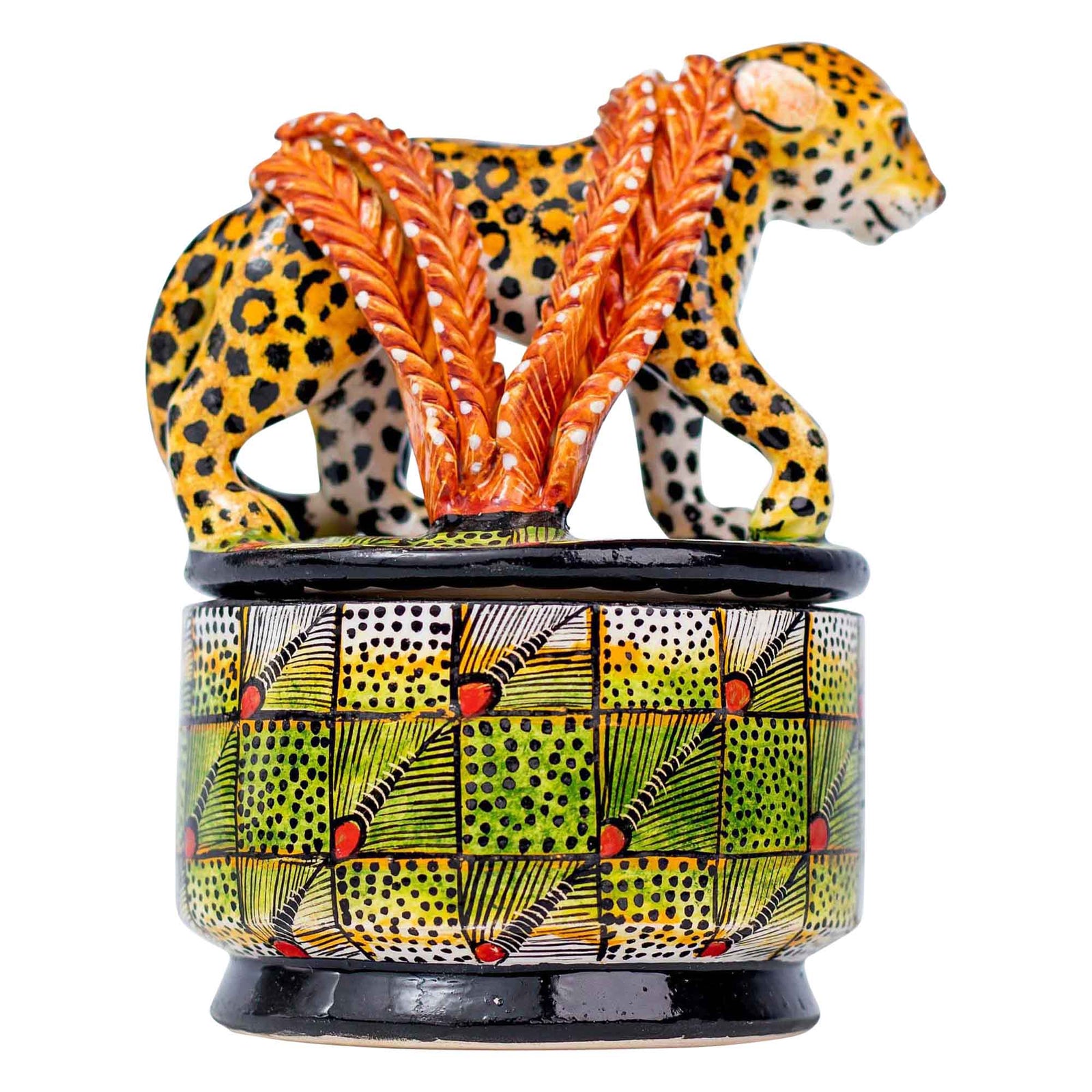 Leopard jewelry box