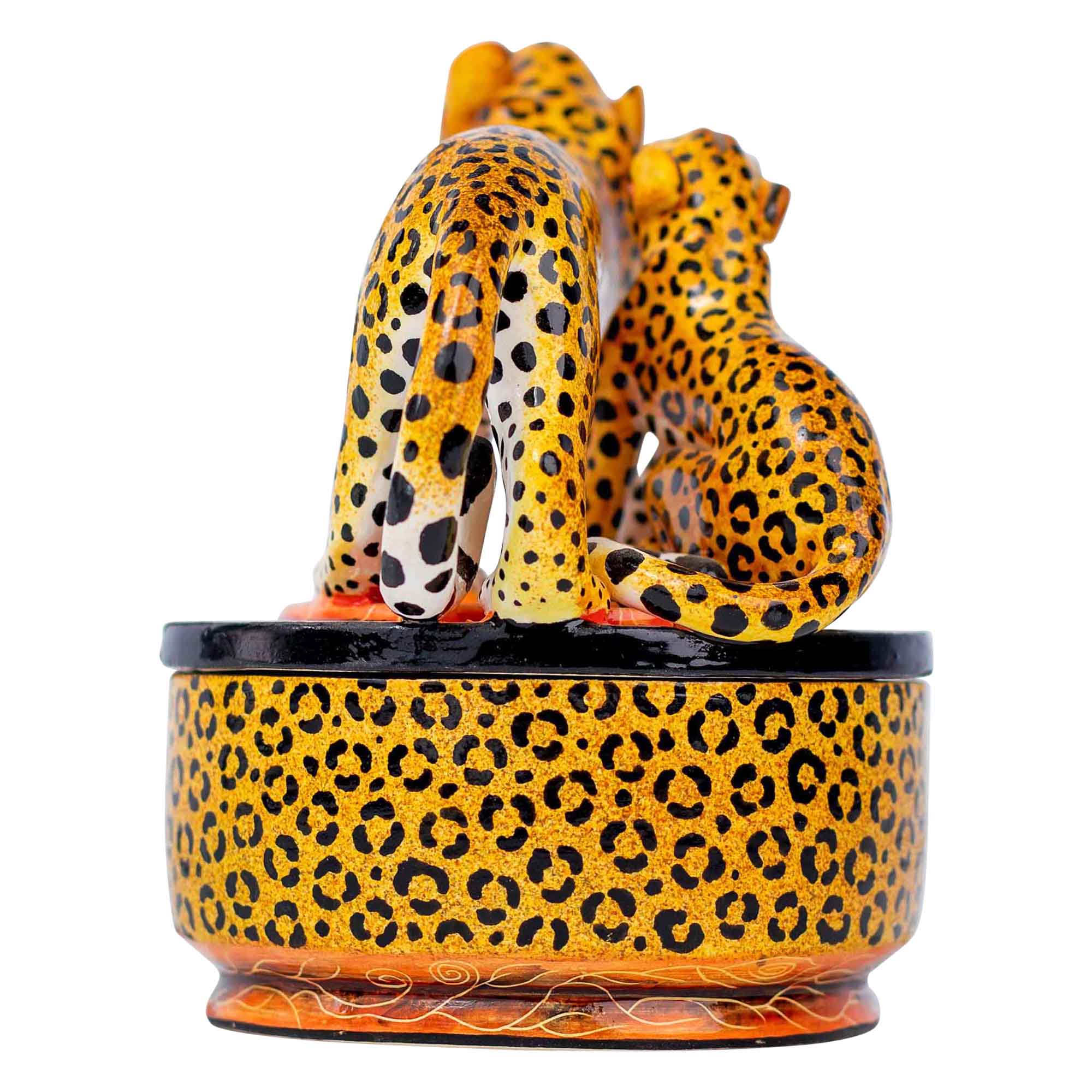 Leopard jewelry box