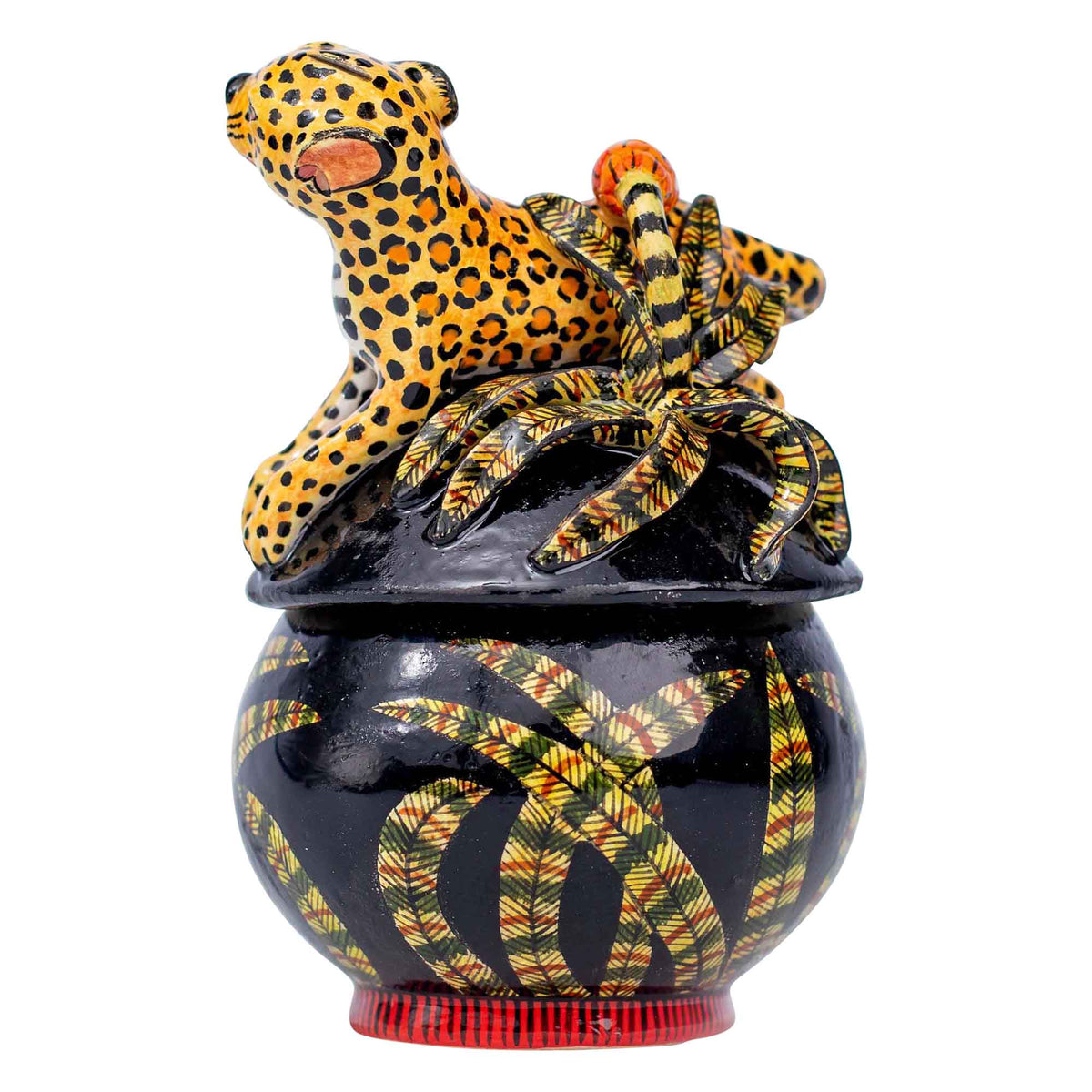 Leopard jewelry box
