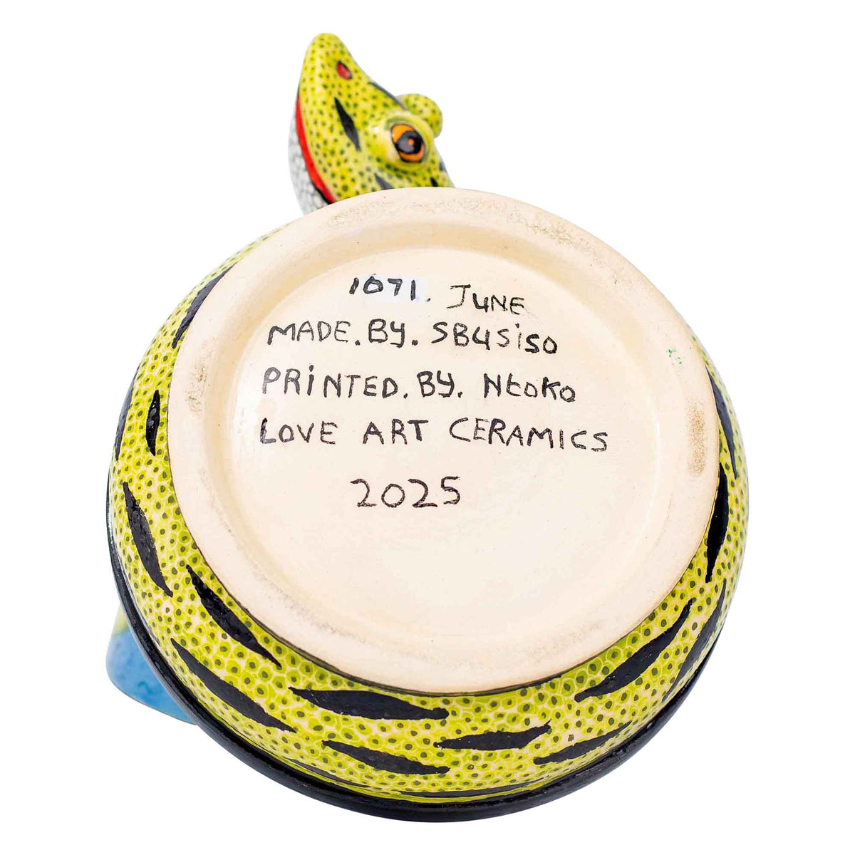 Frog butter dish