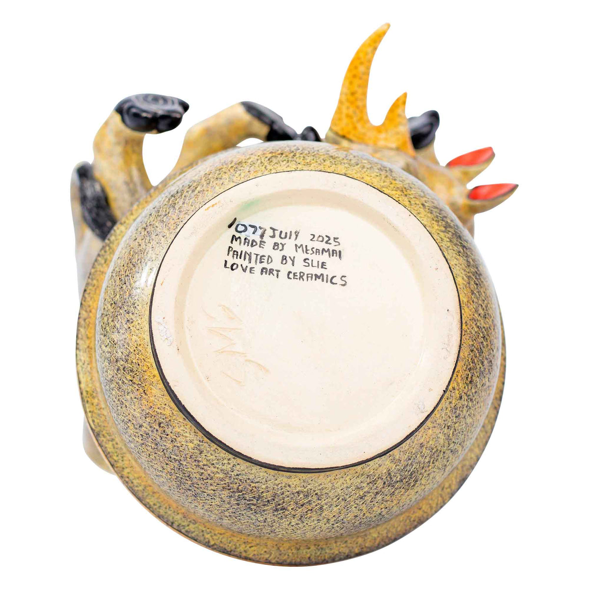 Rhino butter dish