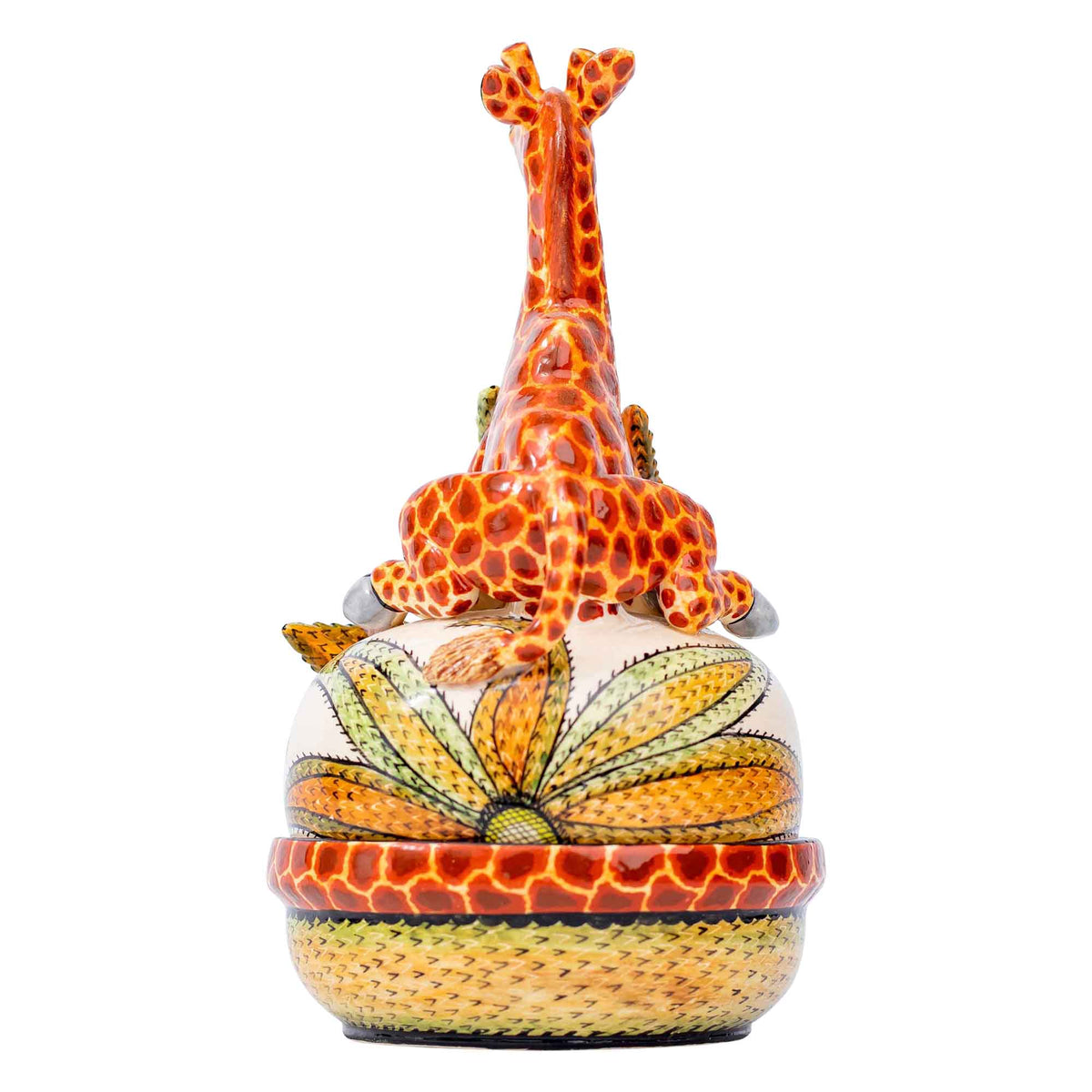 Giraffe butter dish