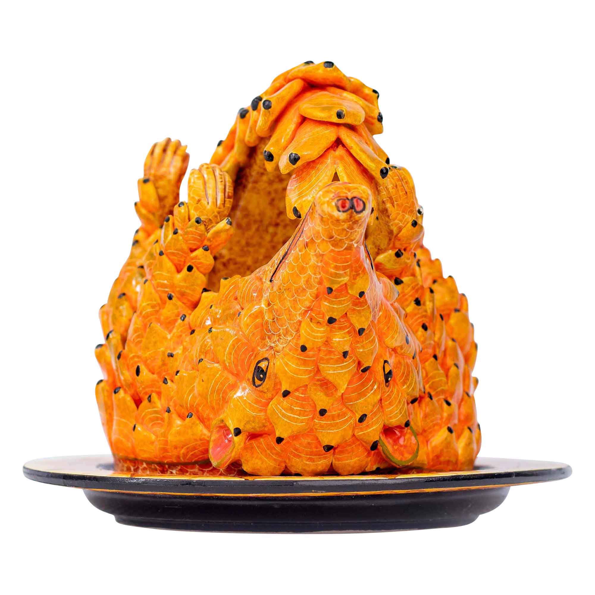 Pangolin butter dish