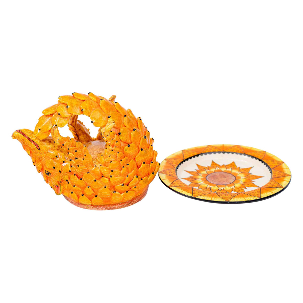 Pangolin butter dish