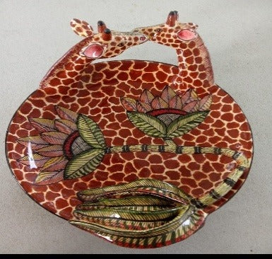 Giraffe coin dish