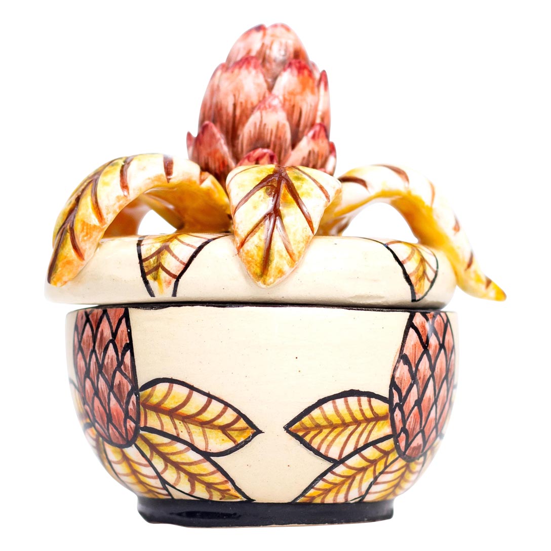 Small protea jewelry box