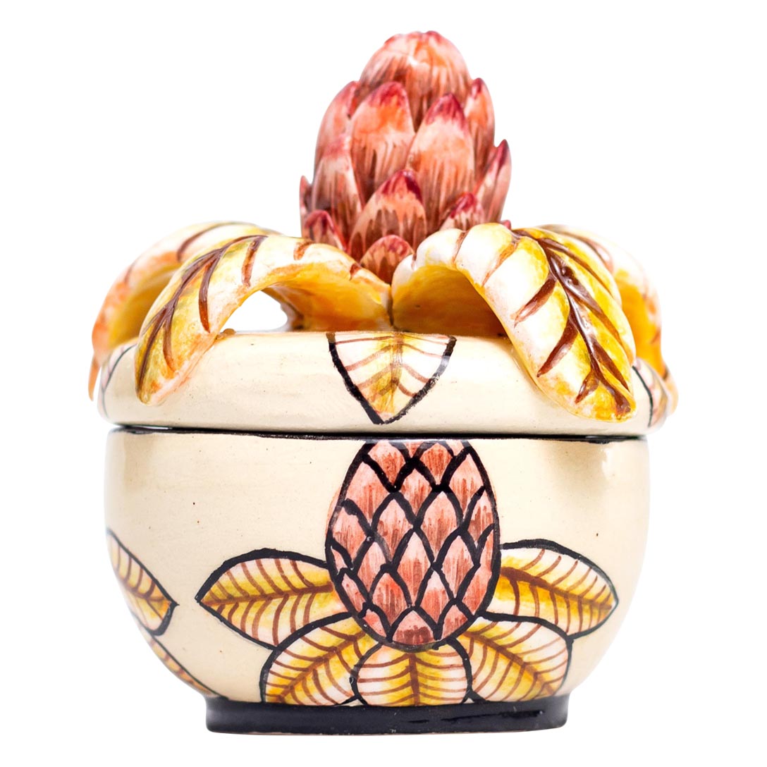 Small protea jewelry box