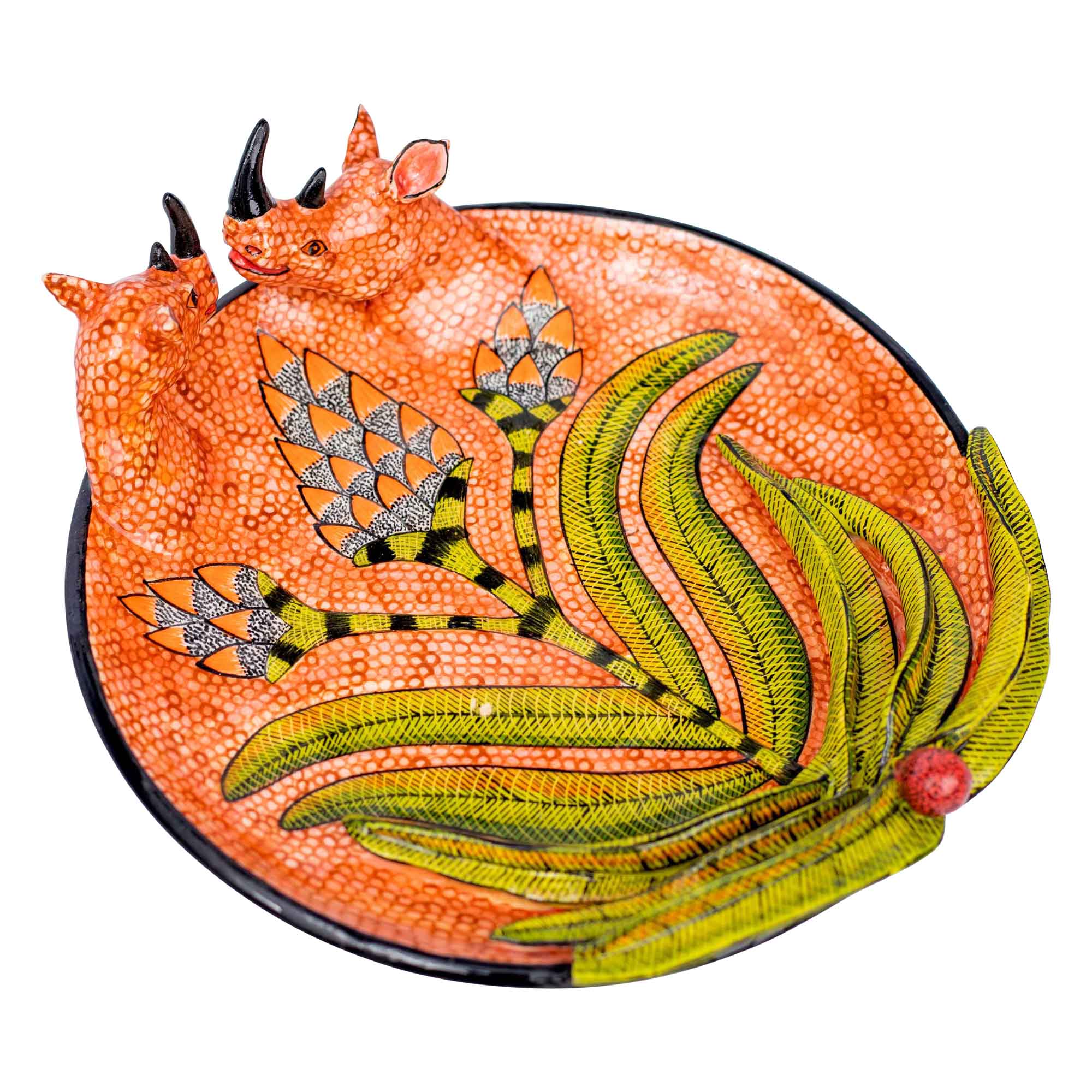 Rhino coin dish