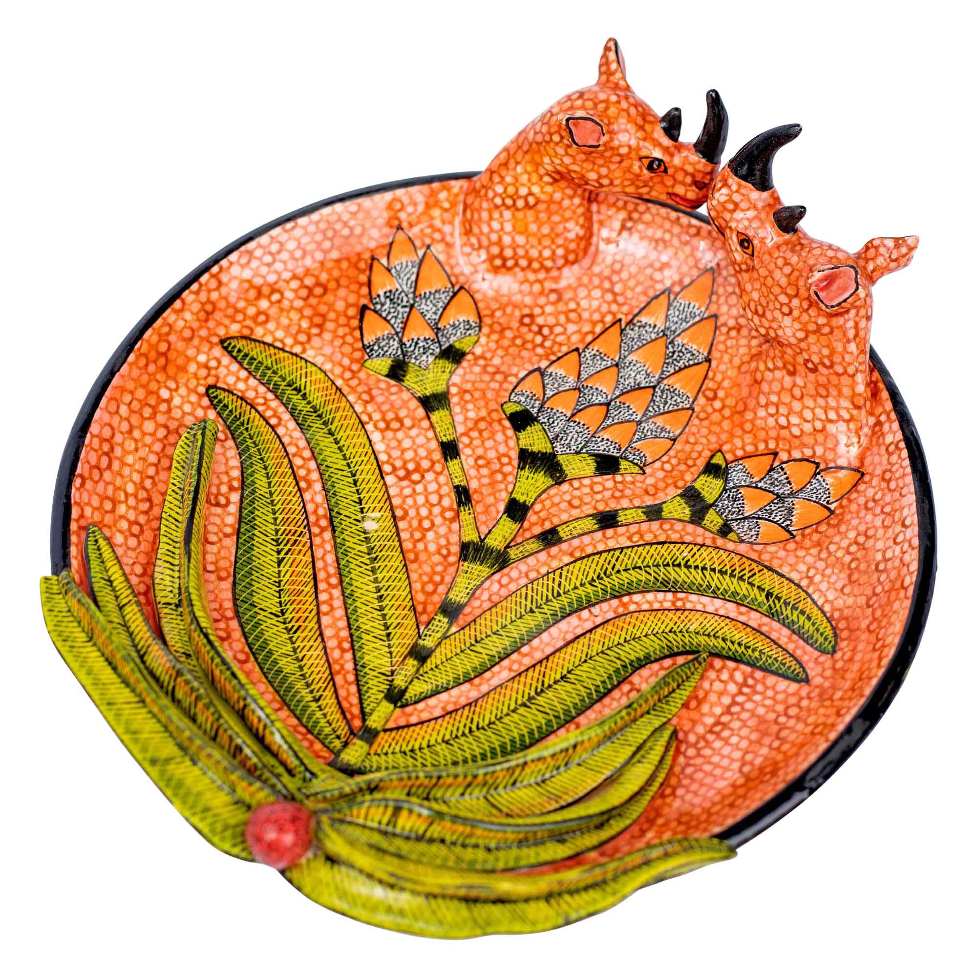 Rhino coin dish