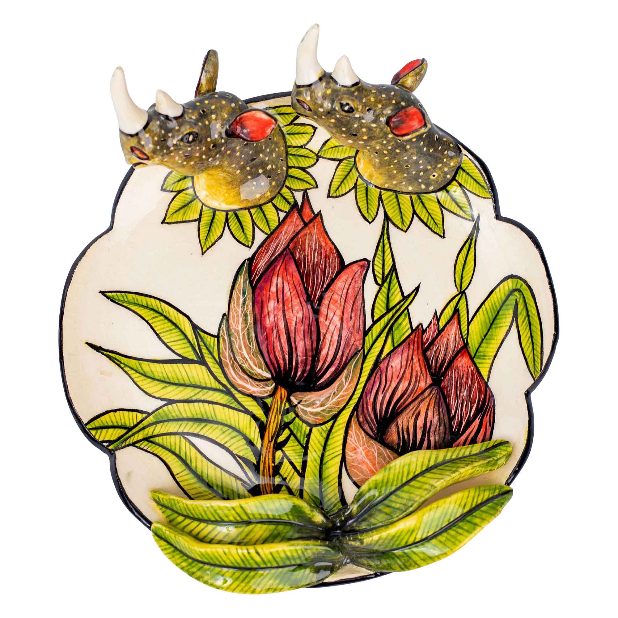 Rhino coin dish