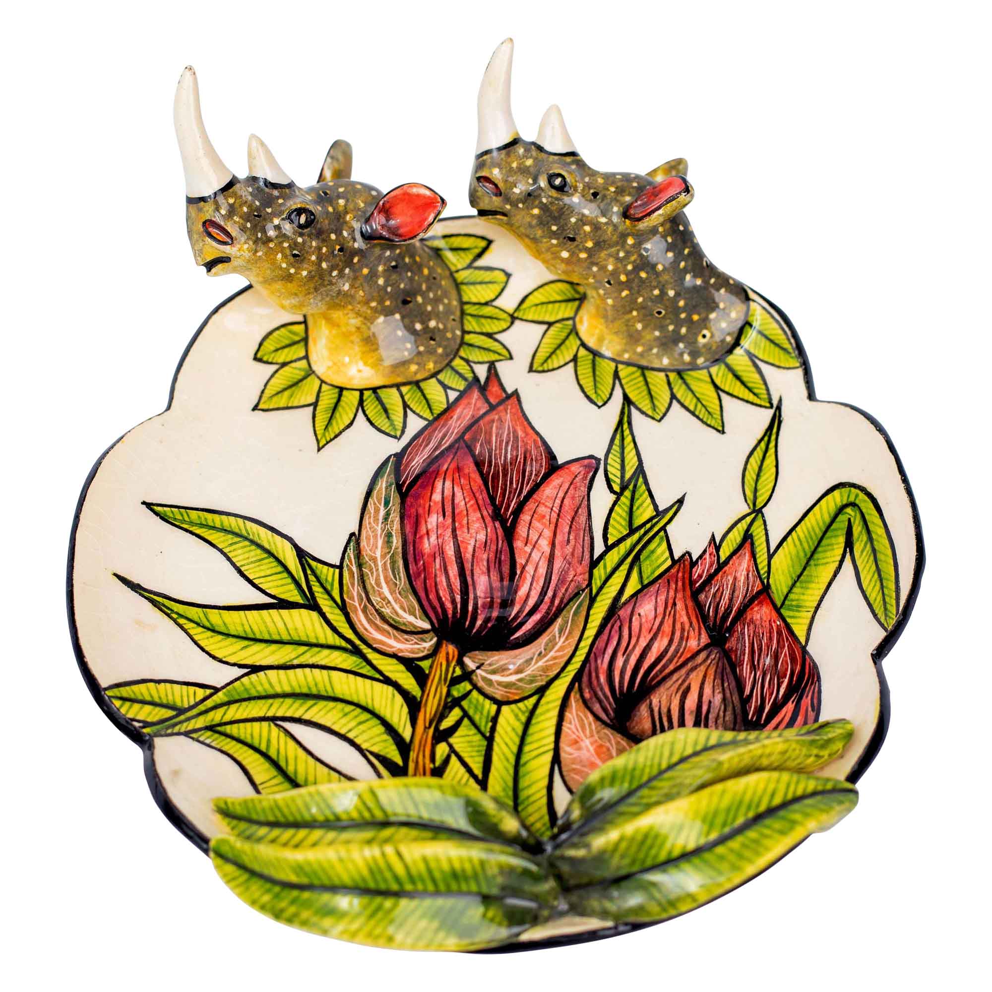 Rhino coin dish