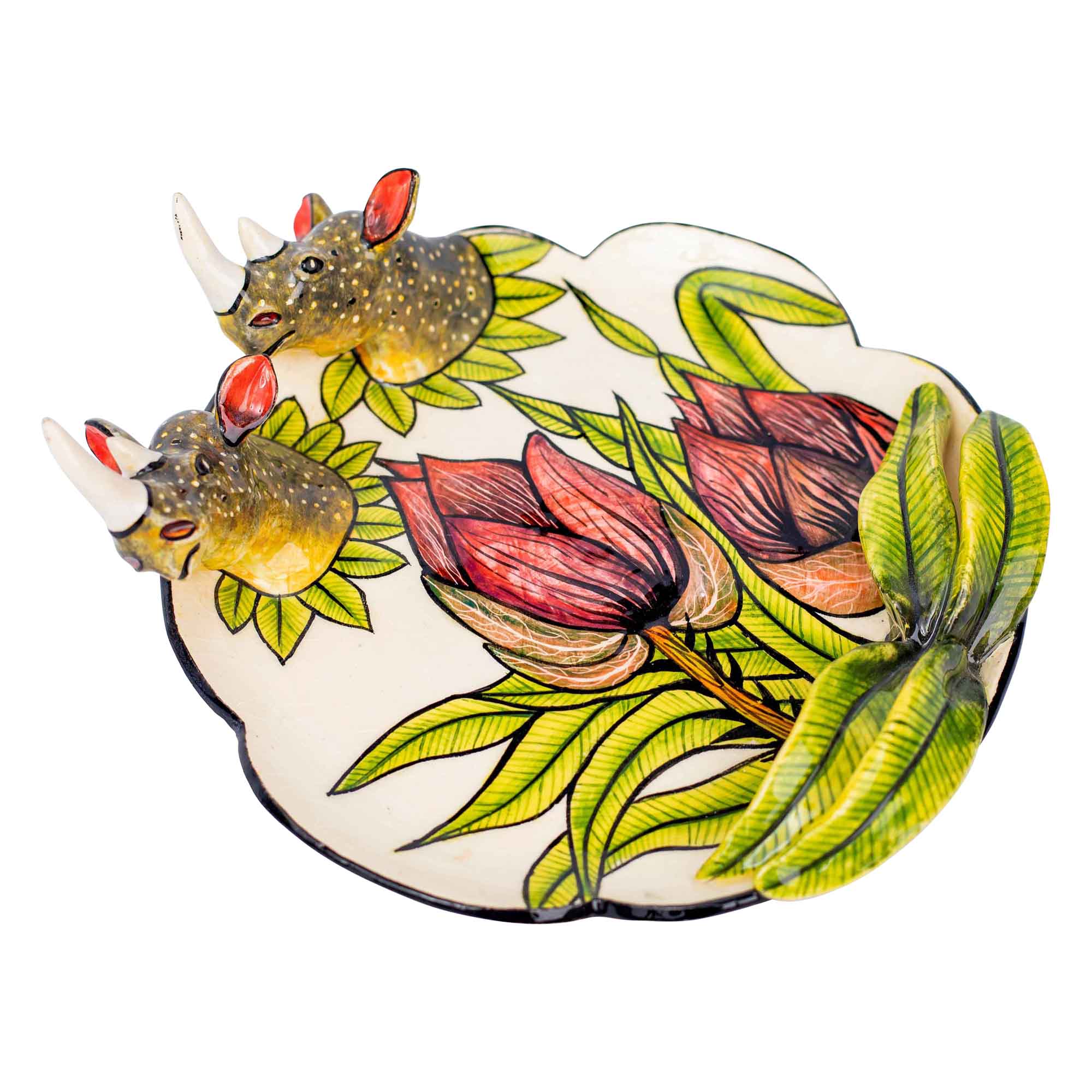 Rhino coin dish