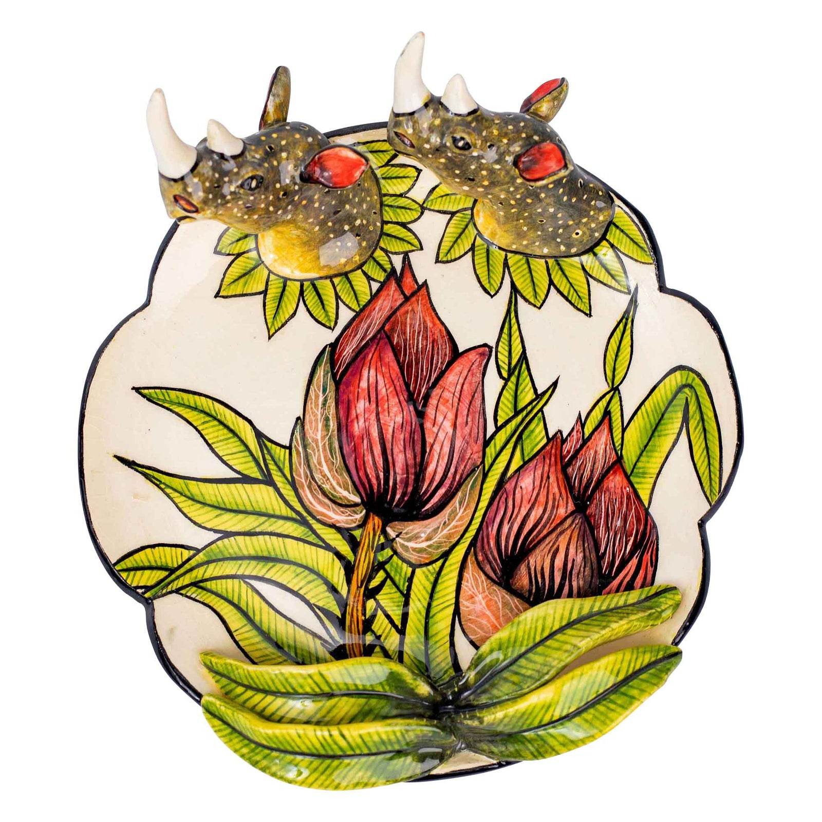 Rhino coin dish