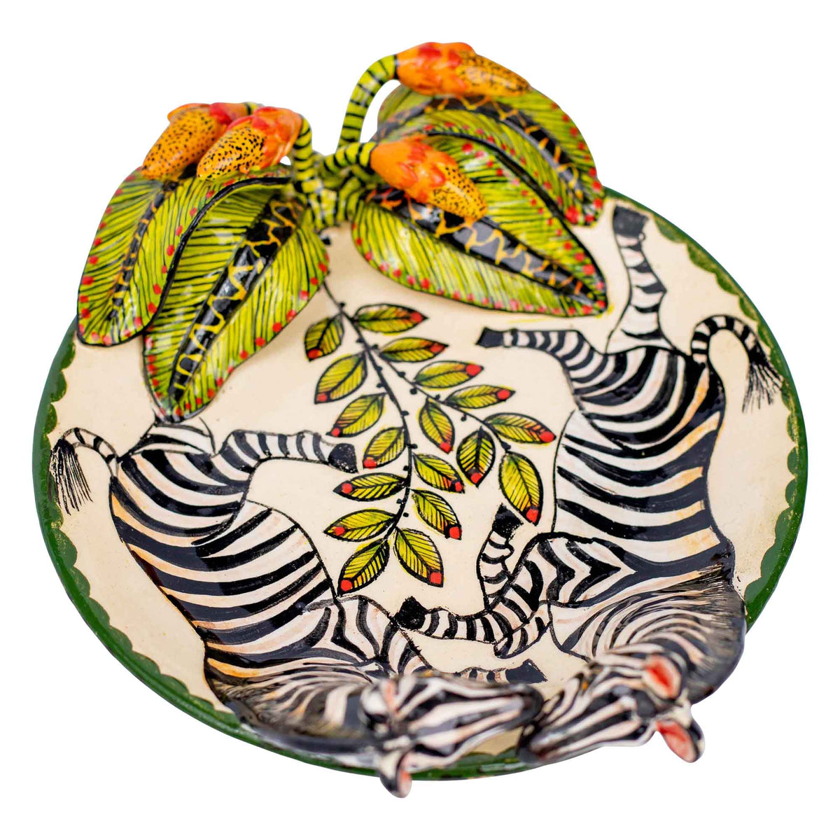 Zebra coin dish