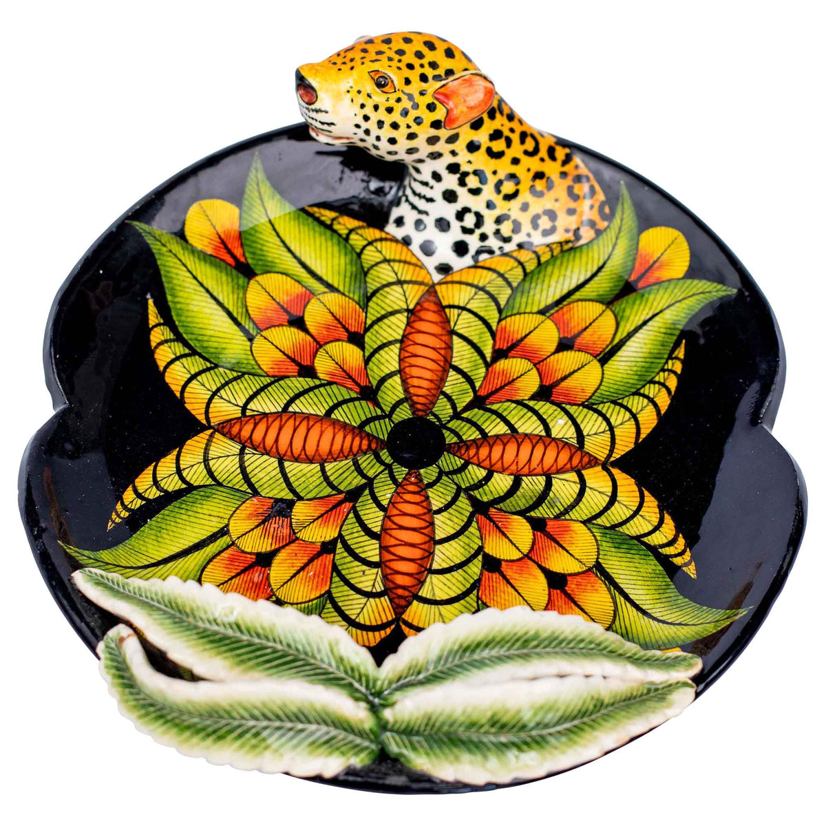 Leopard coin dish