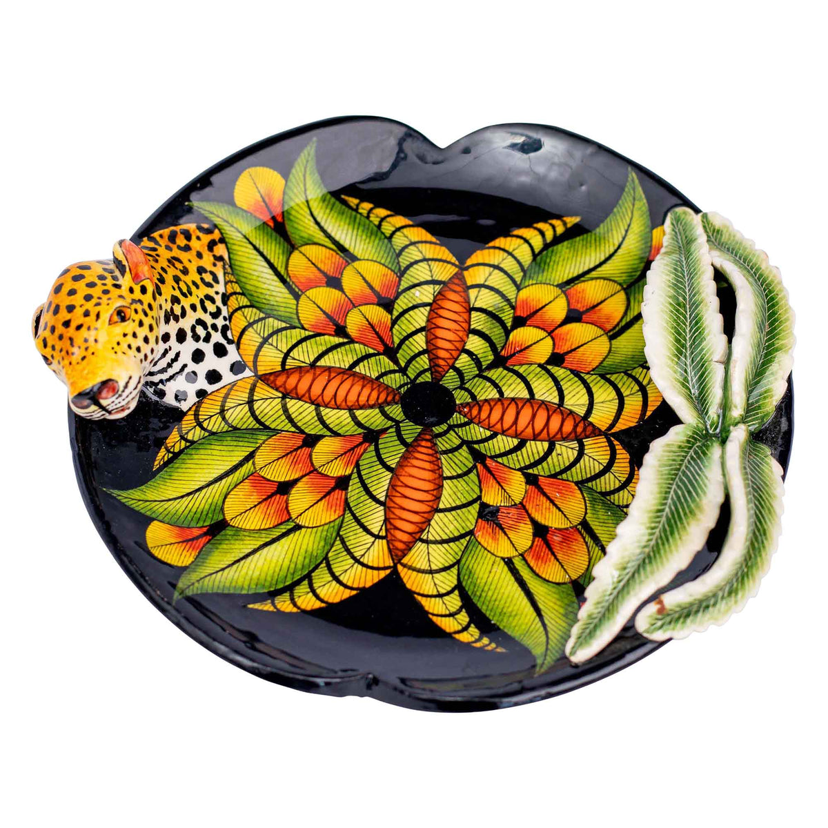Leopard coin dish