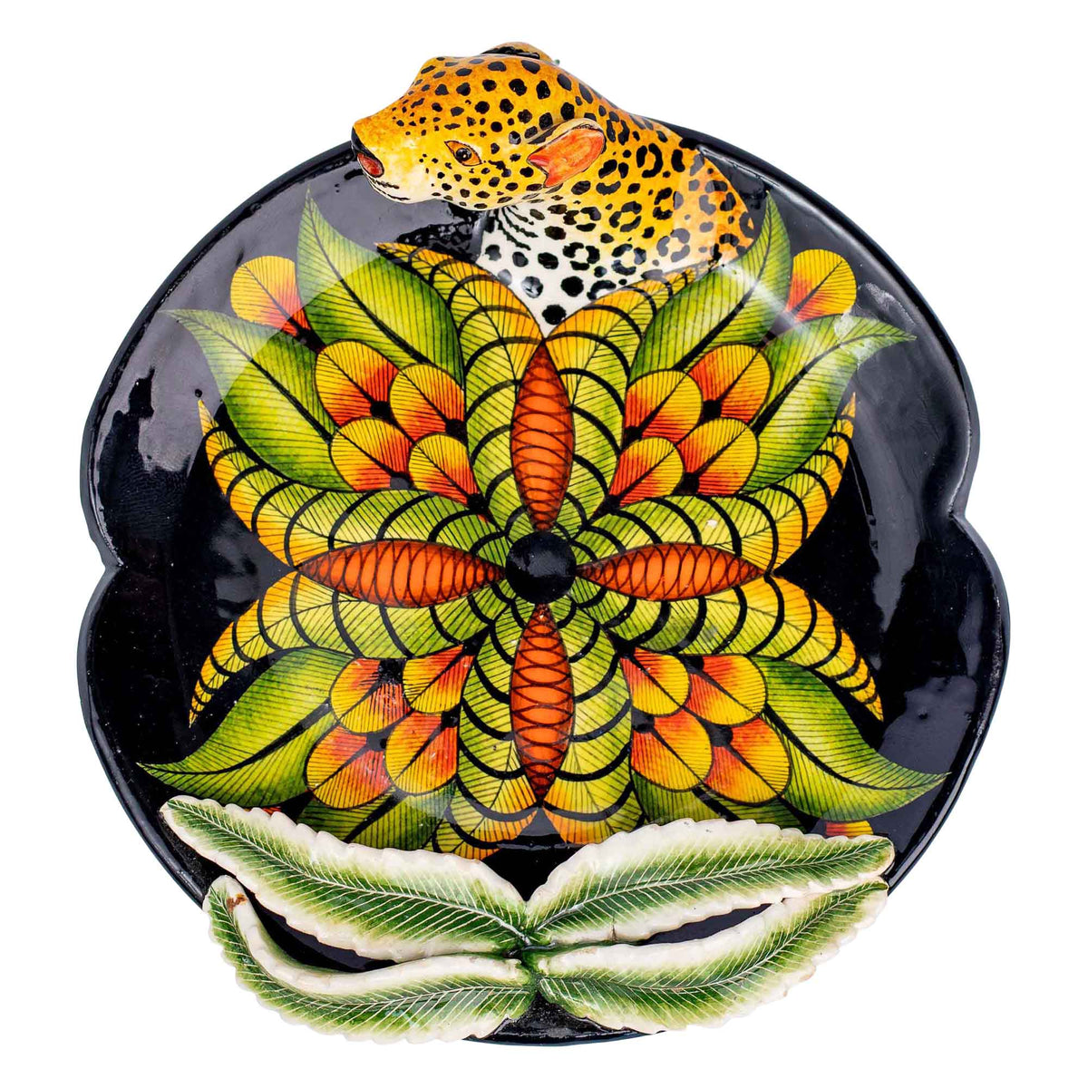 Leopard coin dish