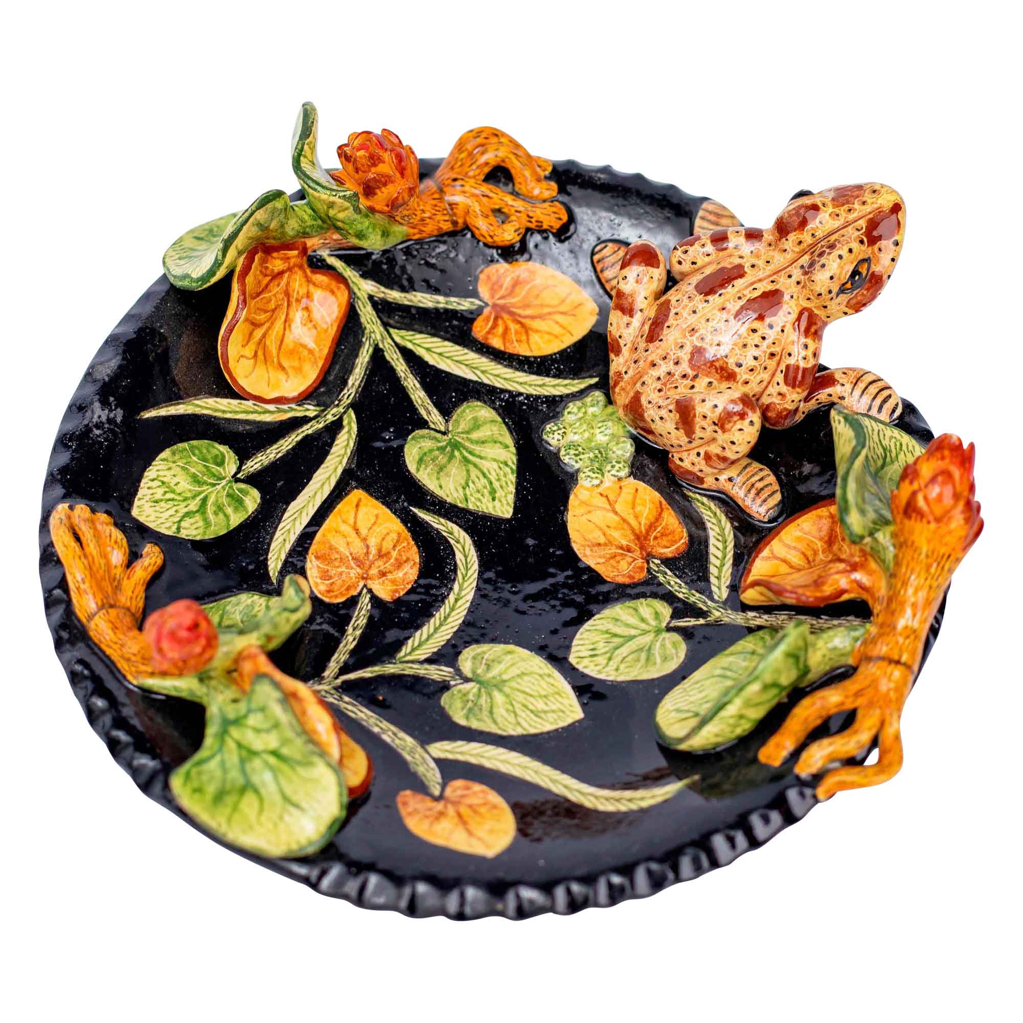 Frog coin dish
