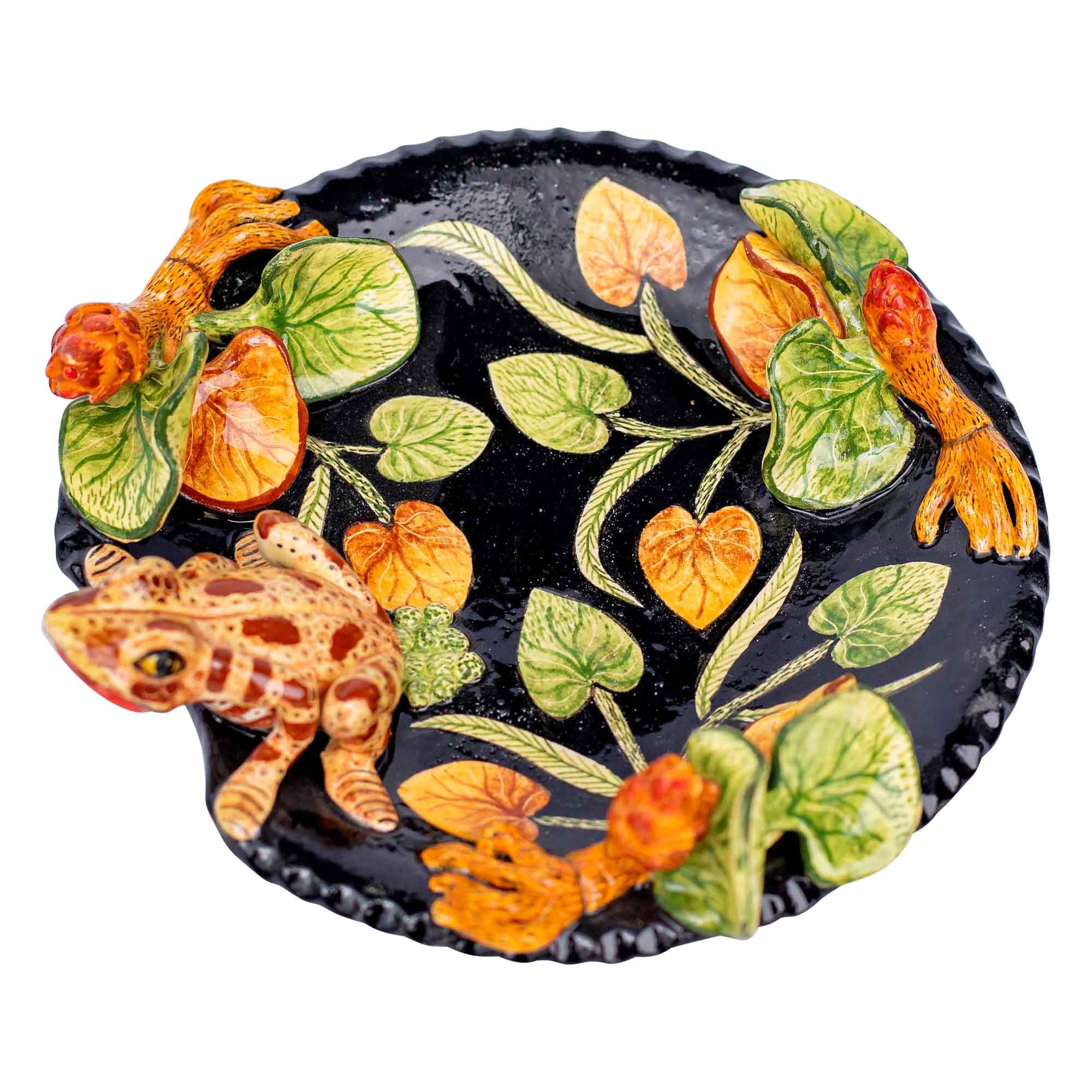 Frog coin dish