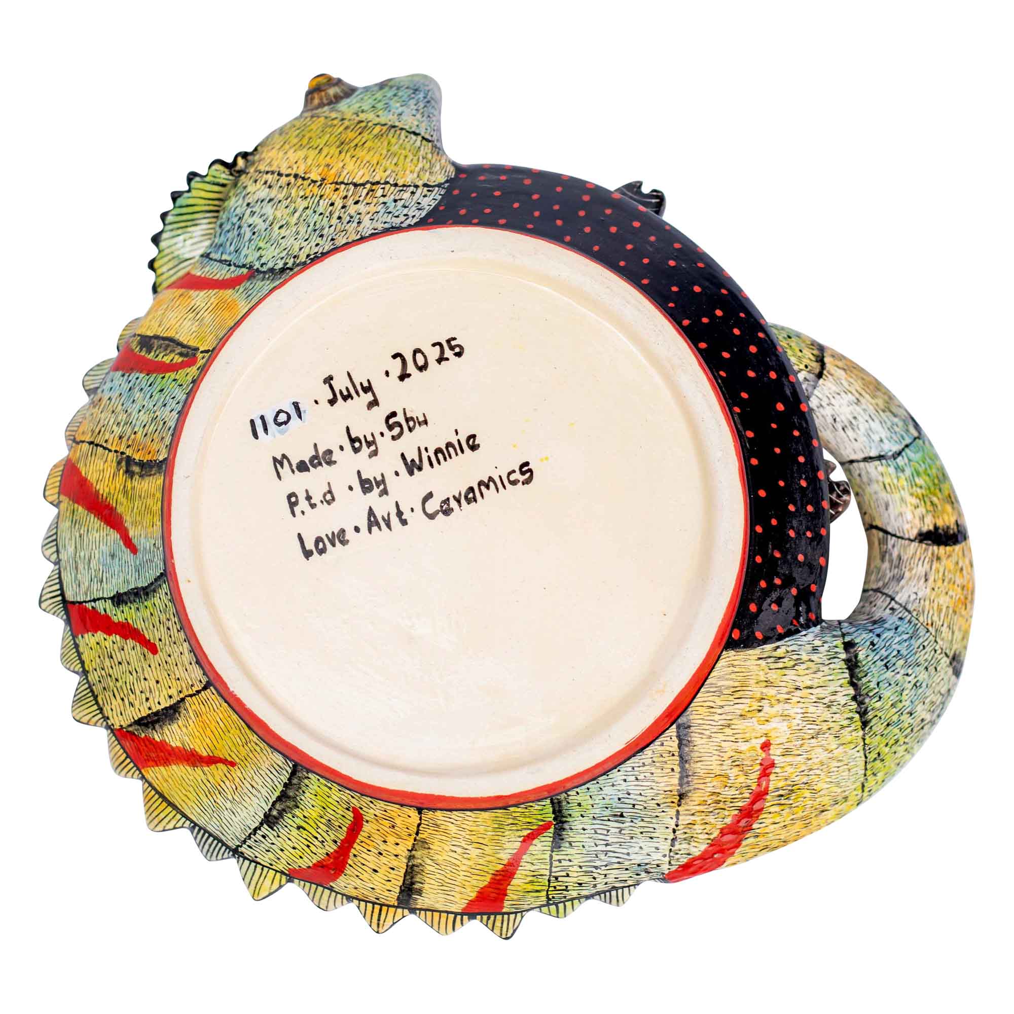 Chameleon coin dish