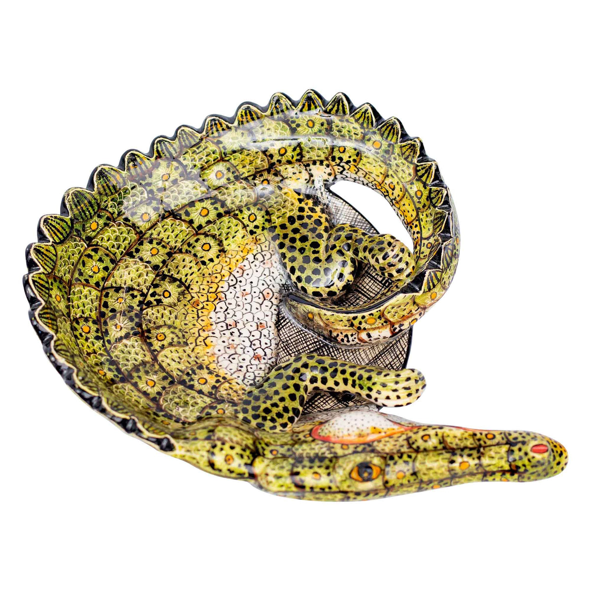 Crocodile coin dish