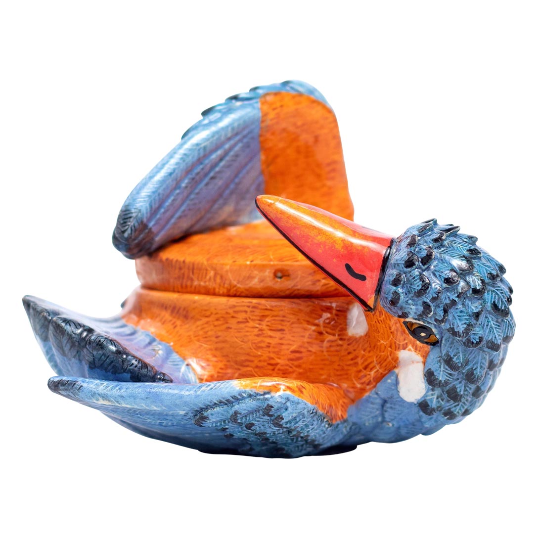 Kingfisher bird jewelry box