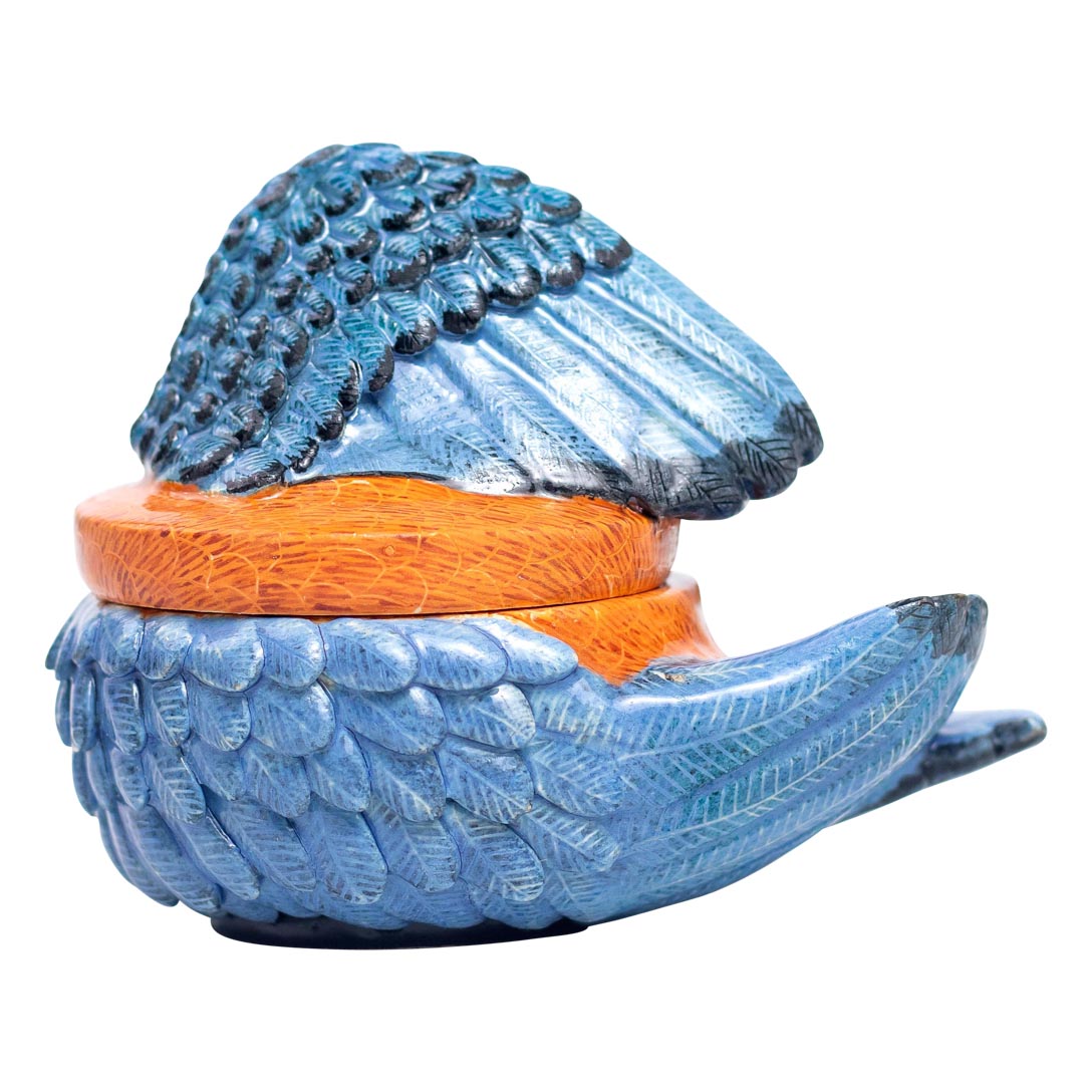 Kingfisher bird jewelry box