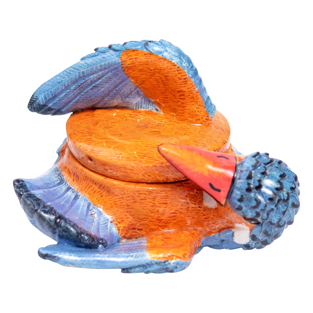 Kingfisher bird jewelry box