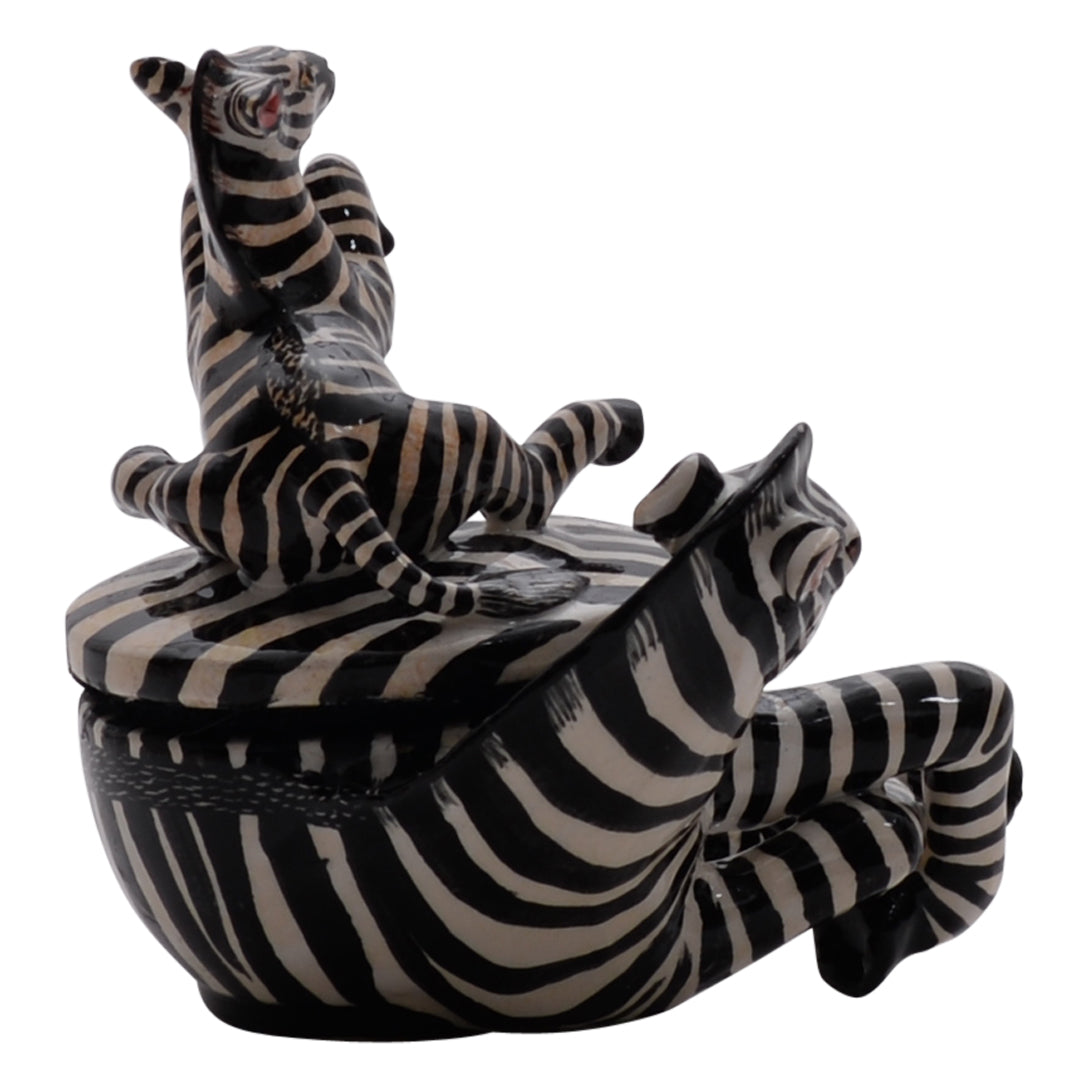 Zebra jewelry box