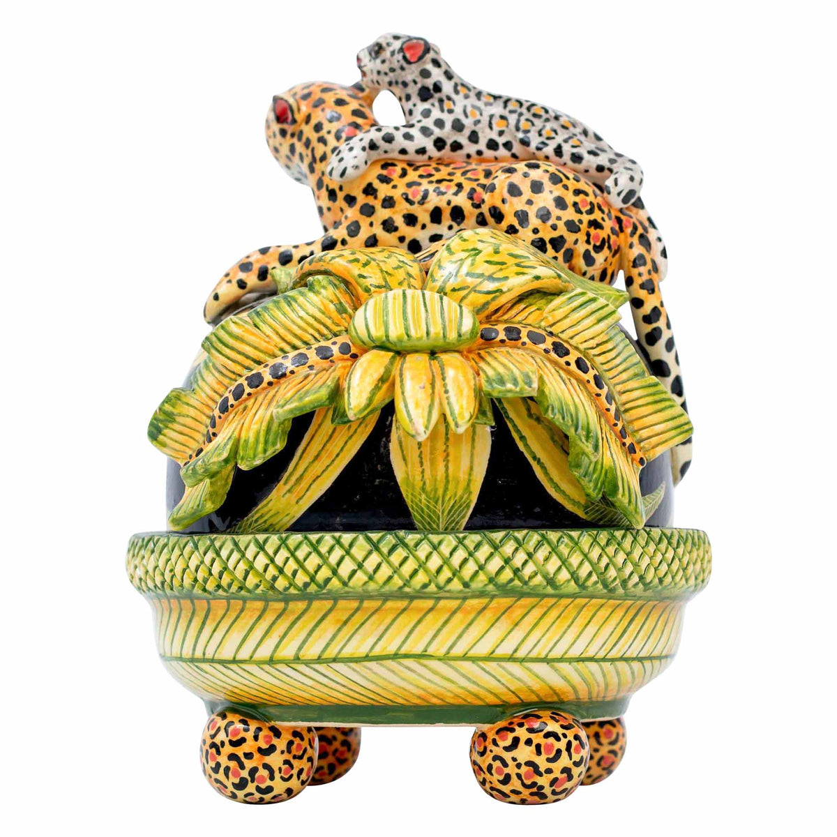 Leopard Butterdish