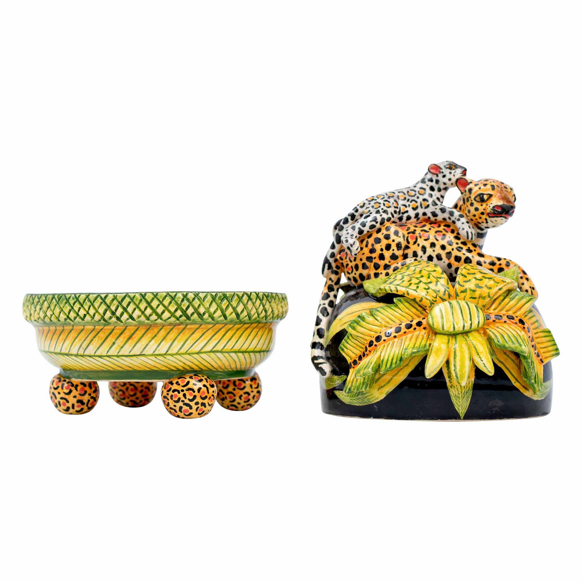 Leopard Butterdish