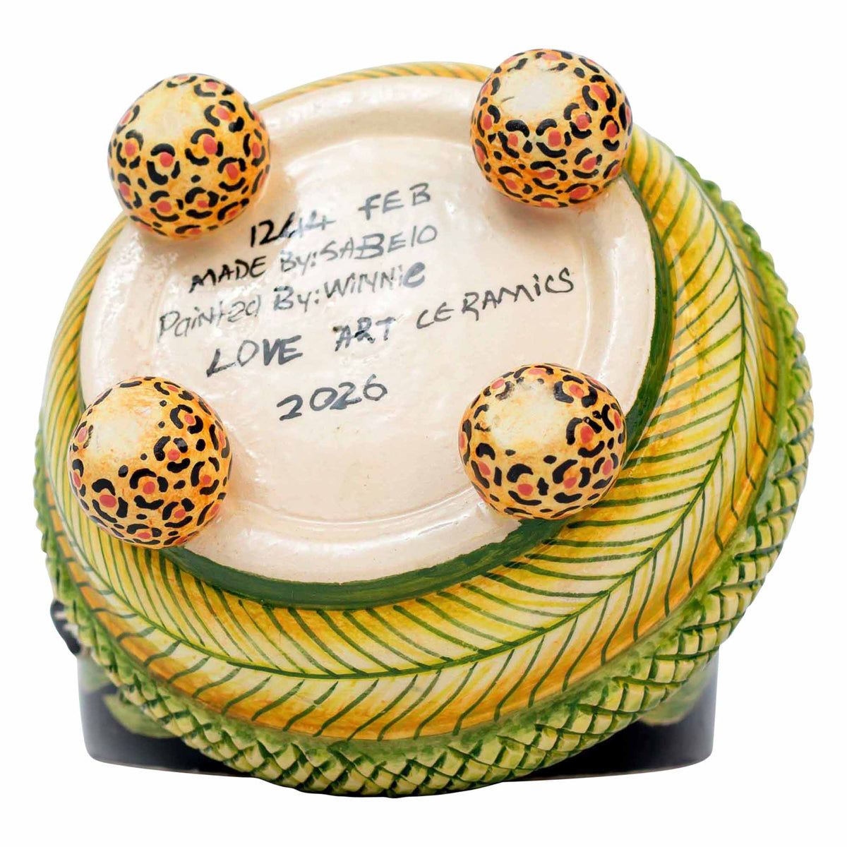 Leopard Butterdish