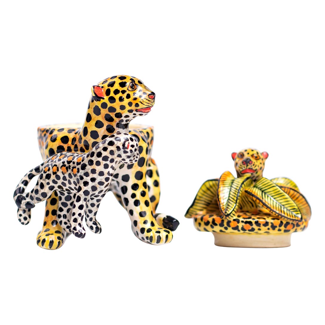 Cheetah & zebra jewelry box