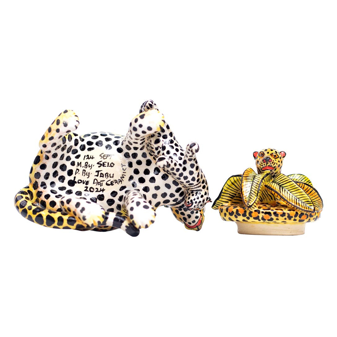 Cheetah & zebra jewelry box