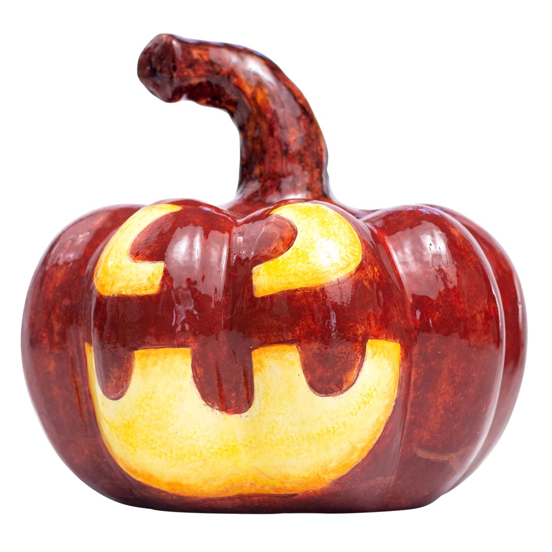 Halloween pumpkin sculpture