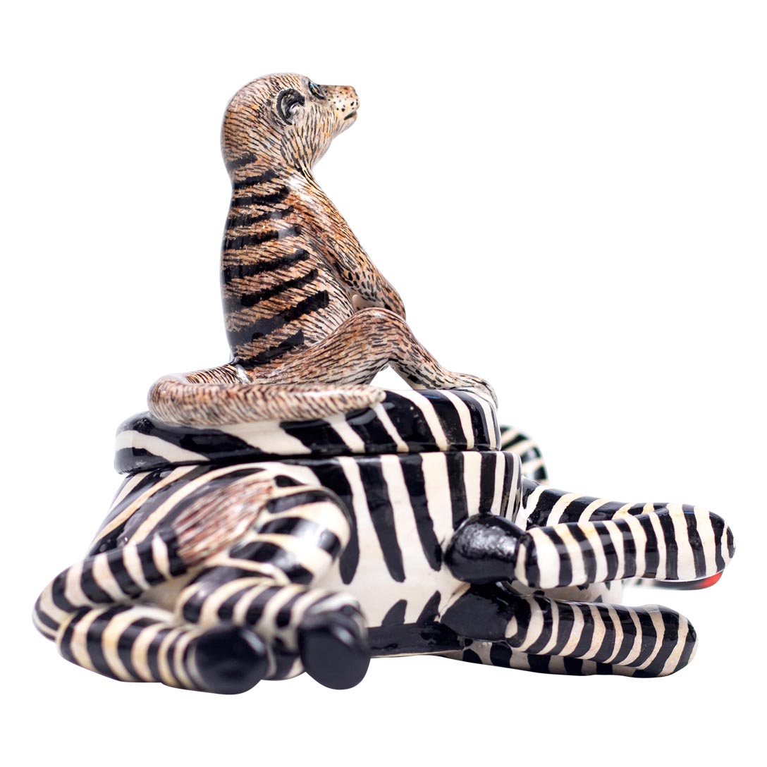 Monkey Zebra jewelry box