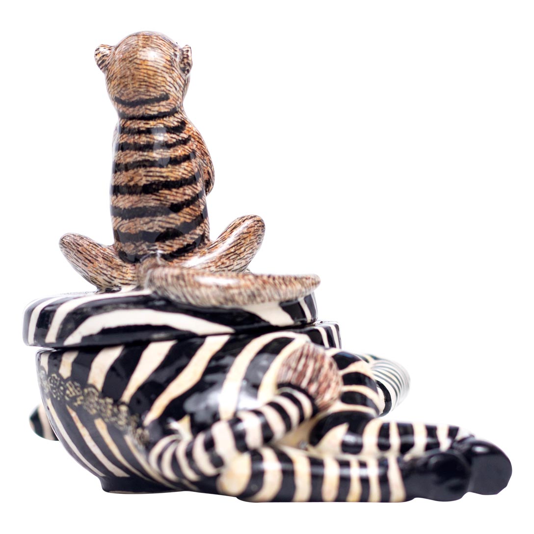 Monkey Zebra jewelry box