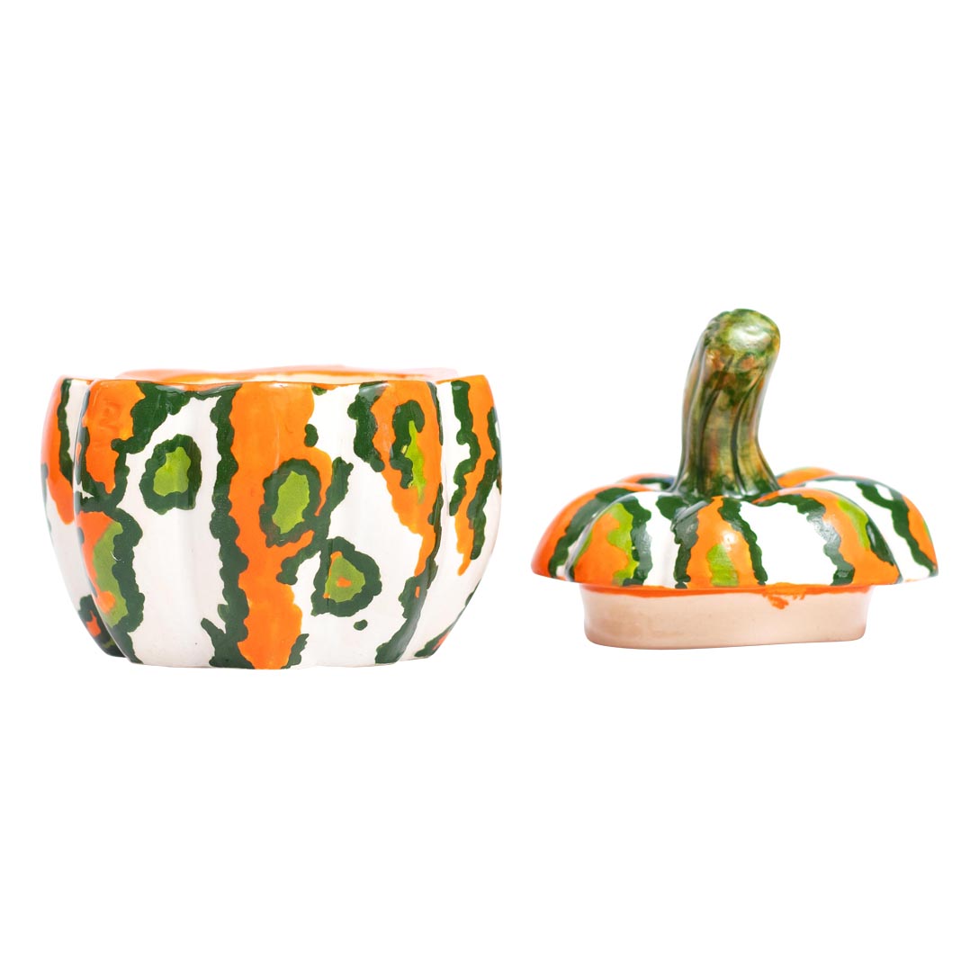 Autumn harvest pumpkin jewelry box