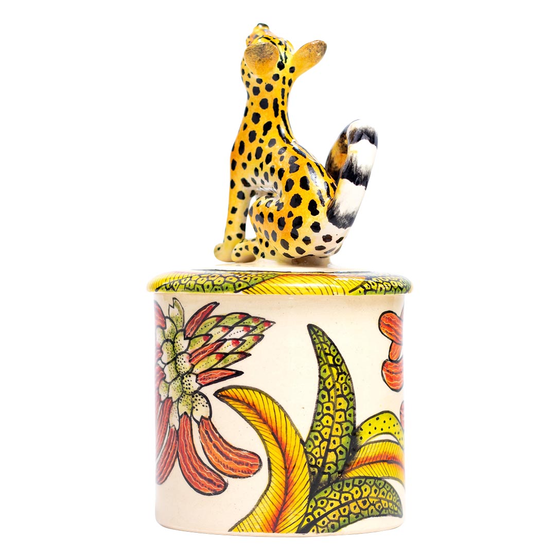 Serval cat jewelry box